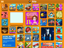 Tablet Screenshot of jeuxfriv.org